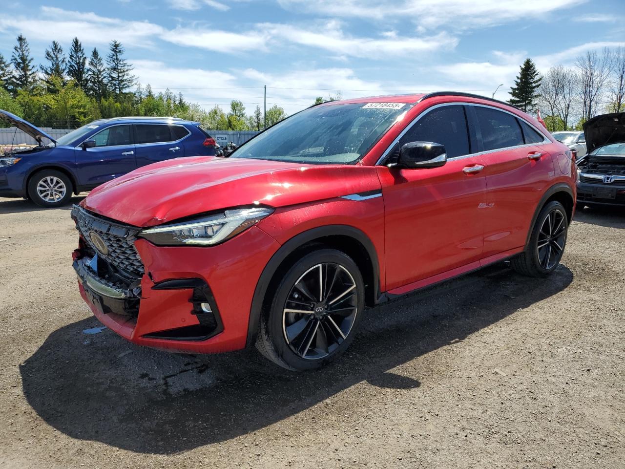 2022 Infiniti Qx55 Sensory for Sale in Bowmanville, ON - Vandalism