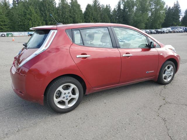  NISSAN LEAF 2012 Czerwony