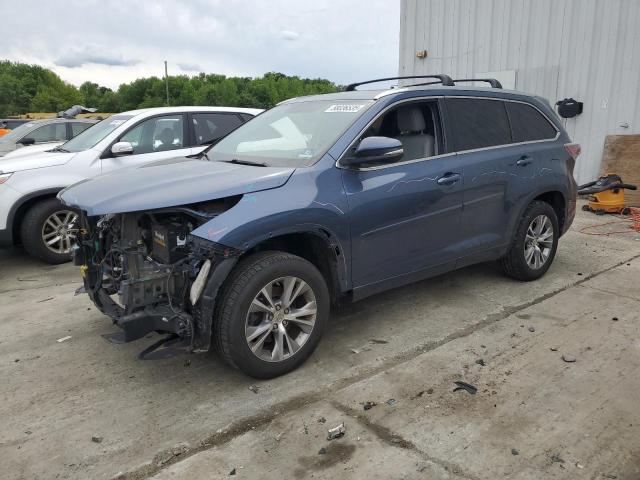  TOYOTA HIGHLANDER 2015 Blue