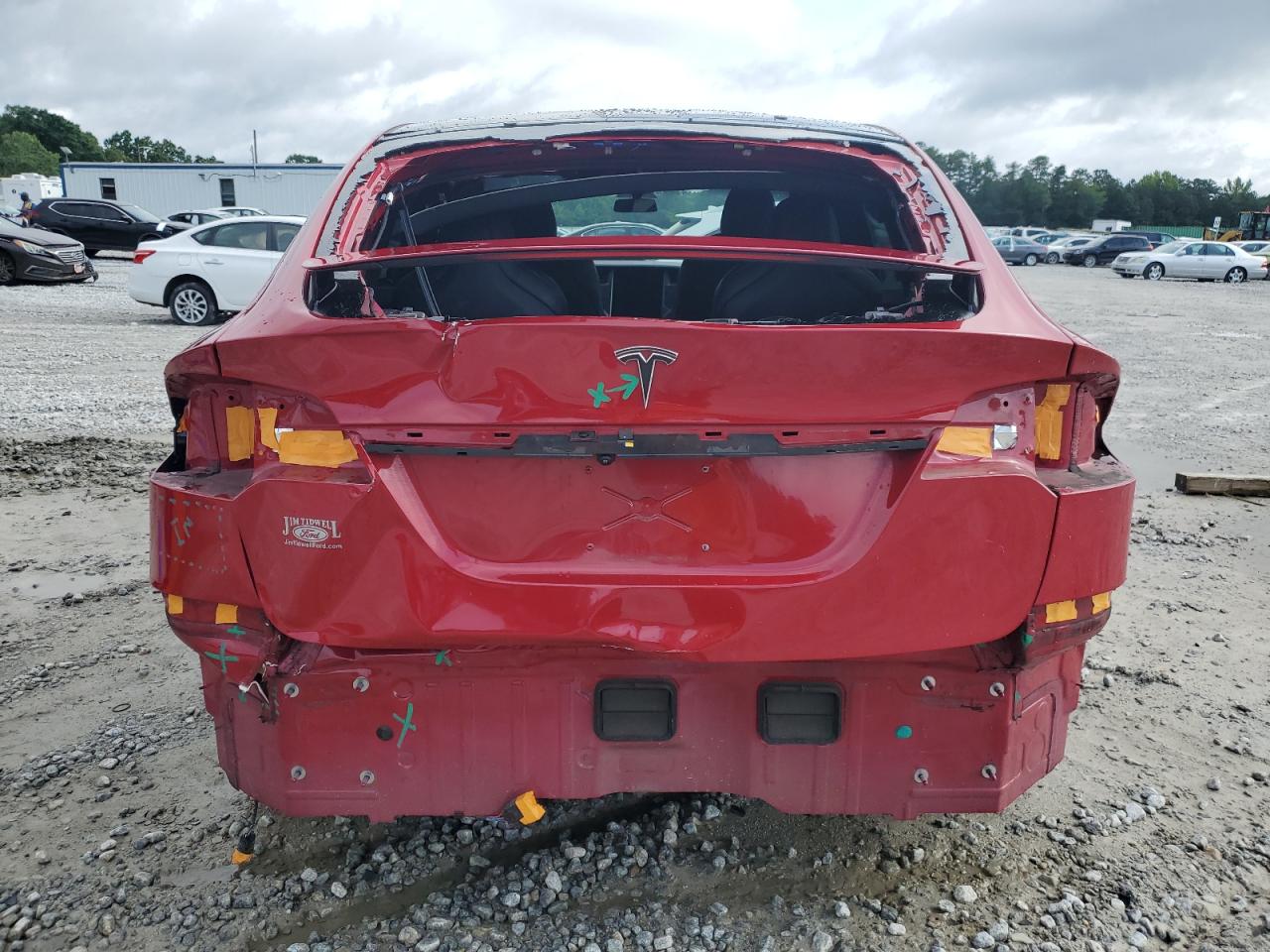 2021 Tesla Model X VIN: 5YJXCBE48MF310255 Lot: 58921115