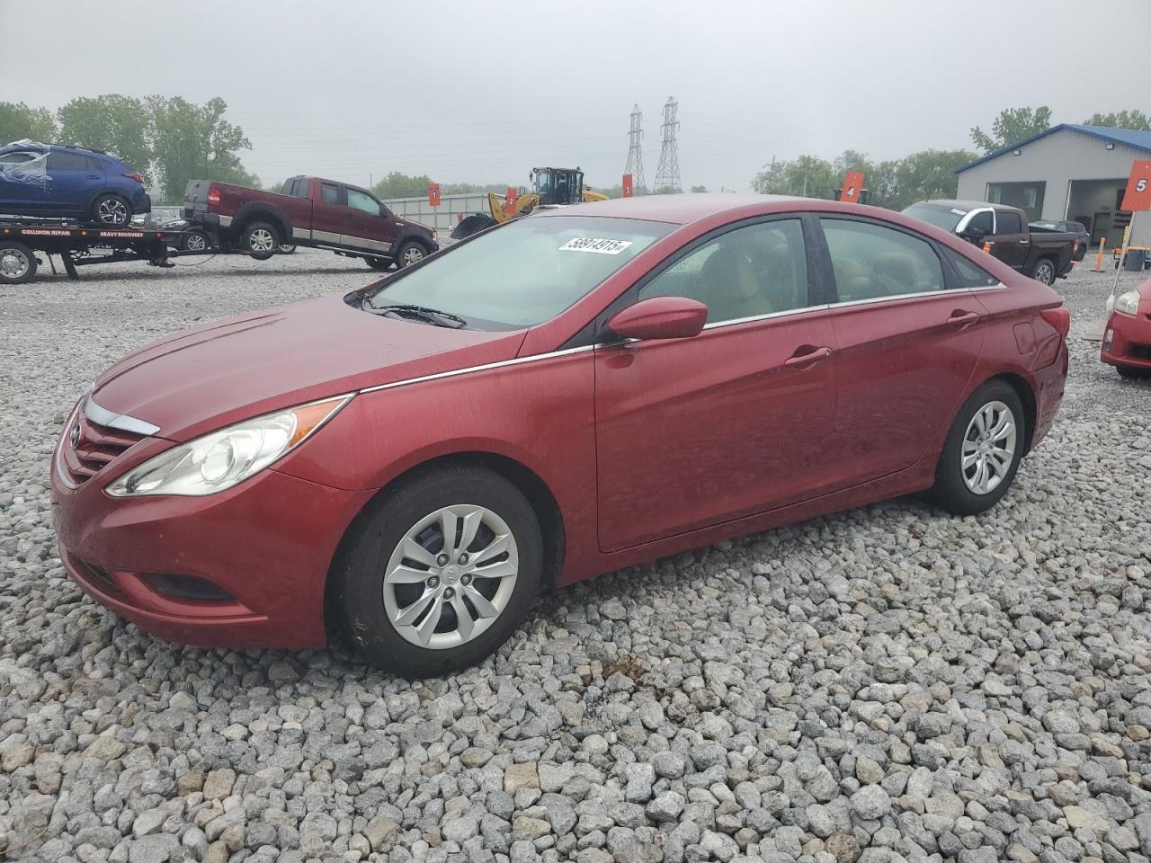 2012 Hyundai Sonata Gls продається в Barberton, OH - Minor Dent/Scratches