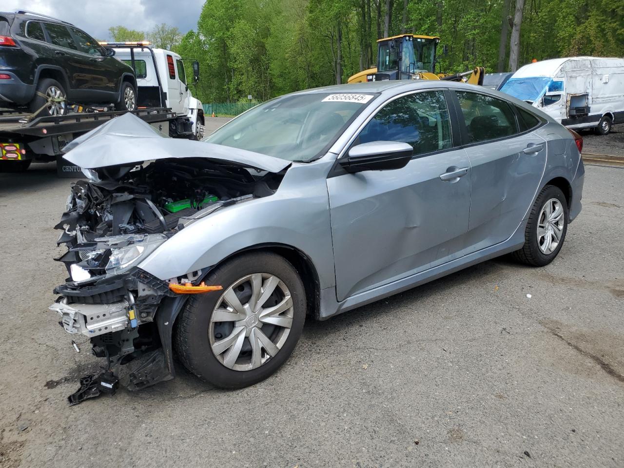 2020 Honda Civic Lx for Sale in East Granby, CT - Front End