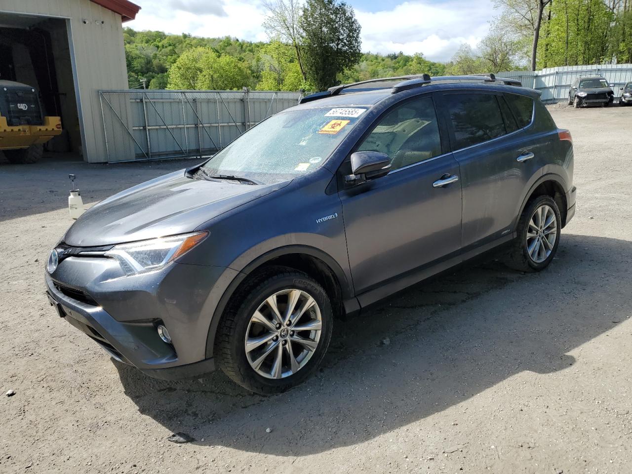 2017 Toyota Rav4 Hv Limited en Venta en Center Rutland, VT - Biohazard/Chemical