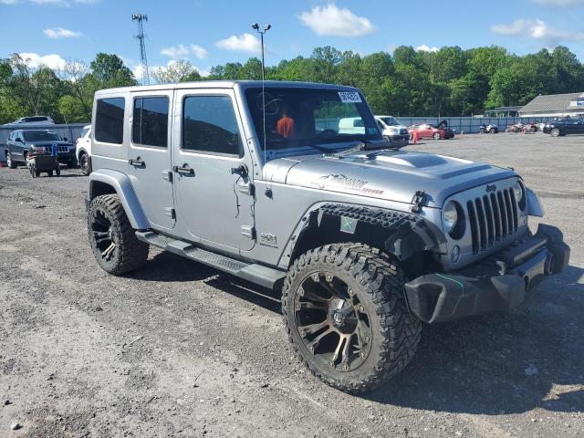 Parquets JEEP WRANGLER 2014 Srebrny