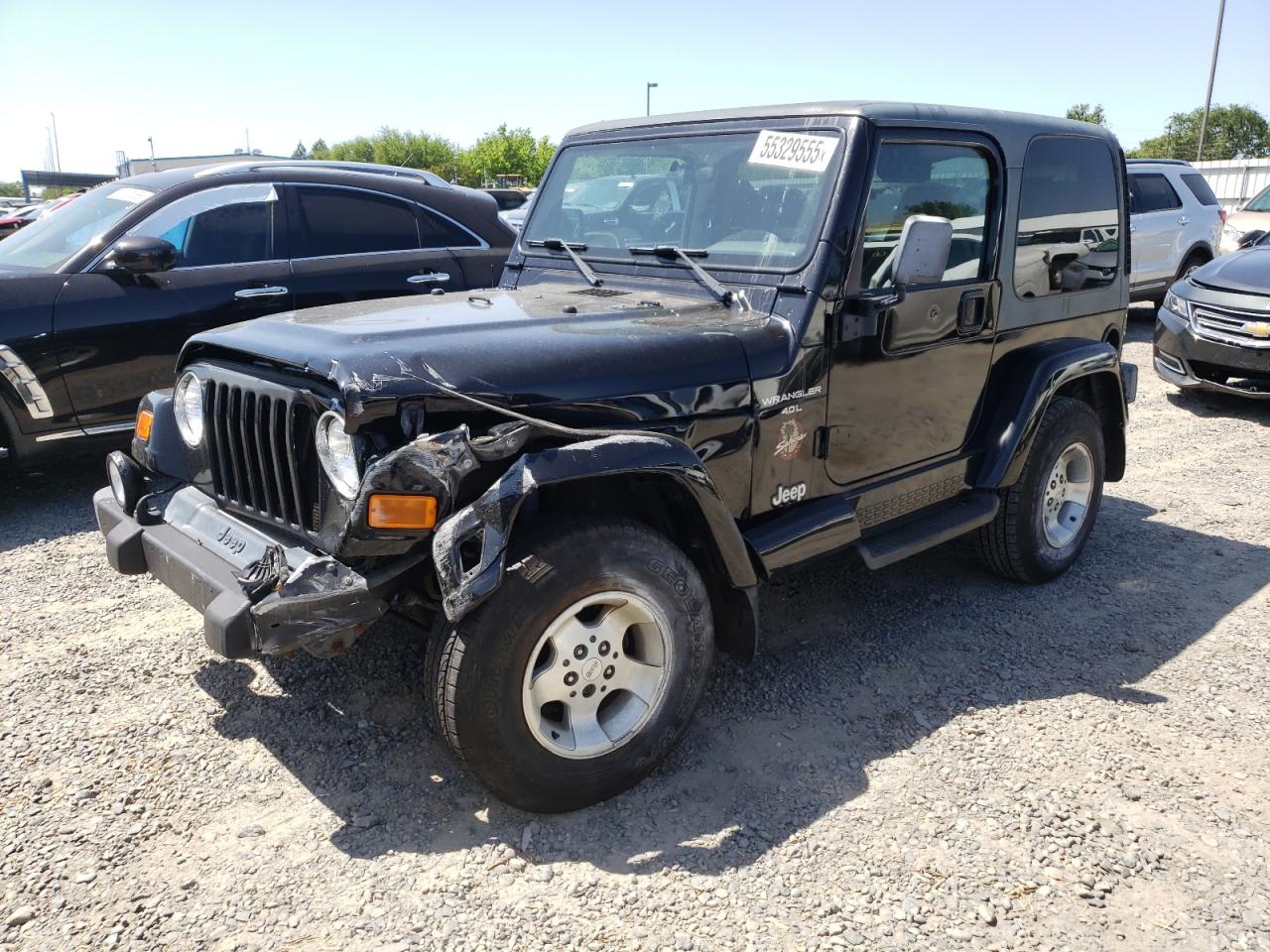 2000 Jeep Wrangler / Tj Sahara zu verkaufen in Sacramento, CA - Front End