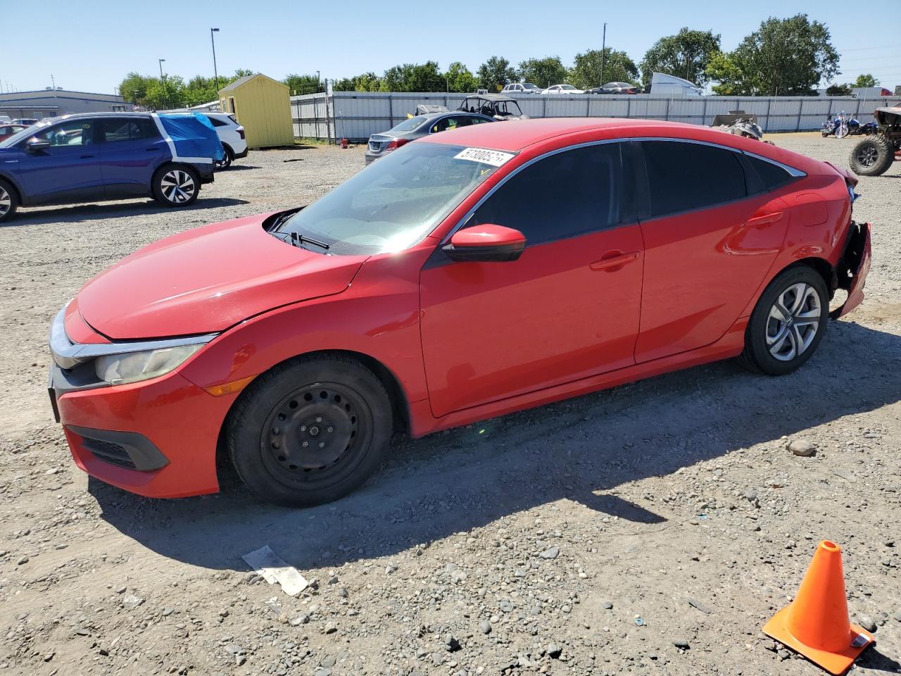 2016 Honda Civic Lx for Sale in Sacramento, CA - Rear End