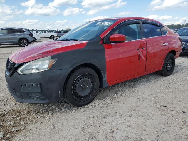  NISSAN SENTRA 2017 Czerwony
