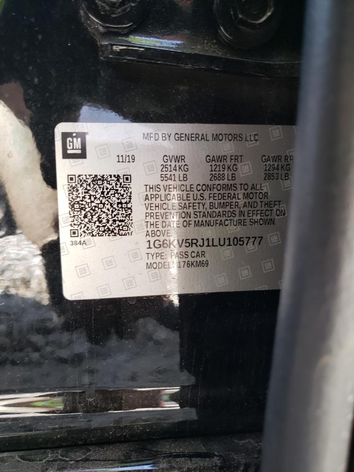 2020 Cadillac Ct6 Platinum Csav VIN: 1G6KV5RJ1LU105777 Lot: 57151325
