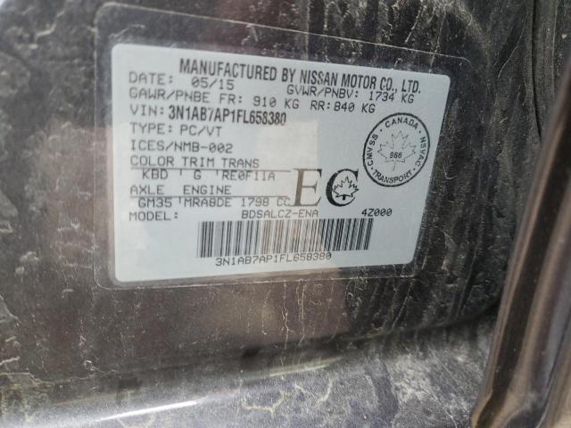 2015 NISSAN SENTRA S
