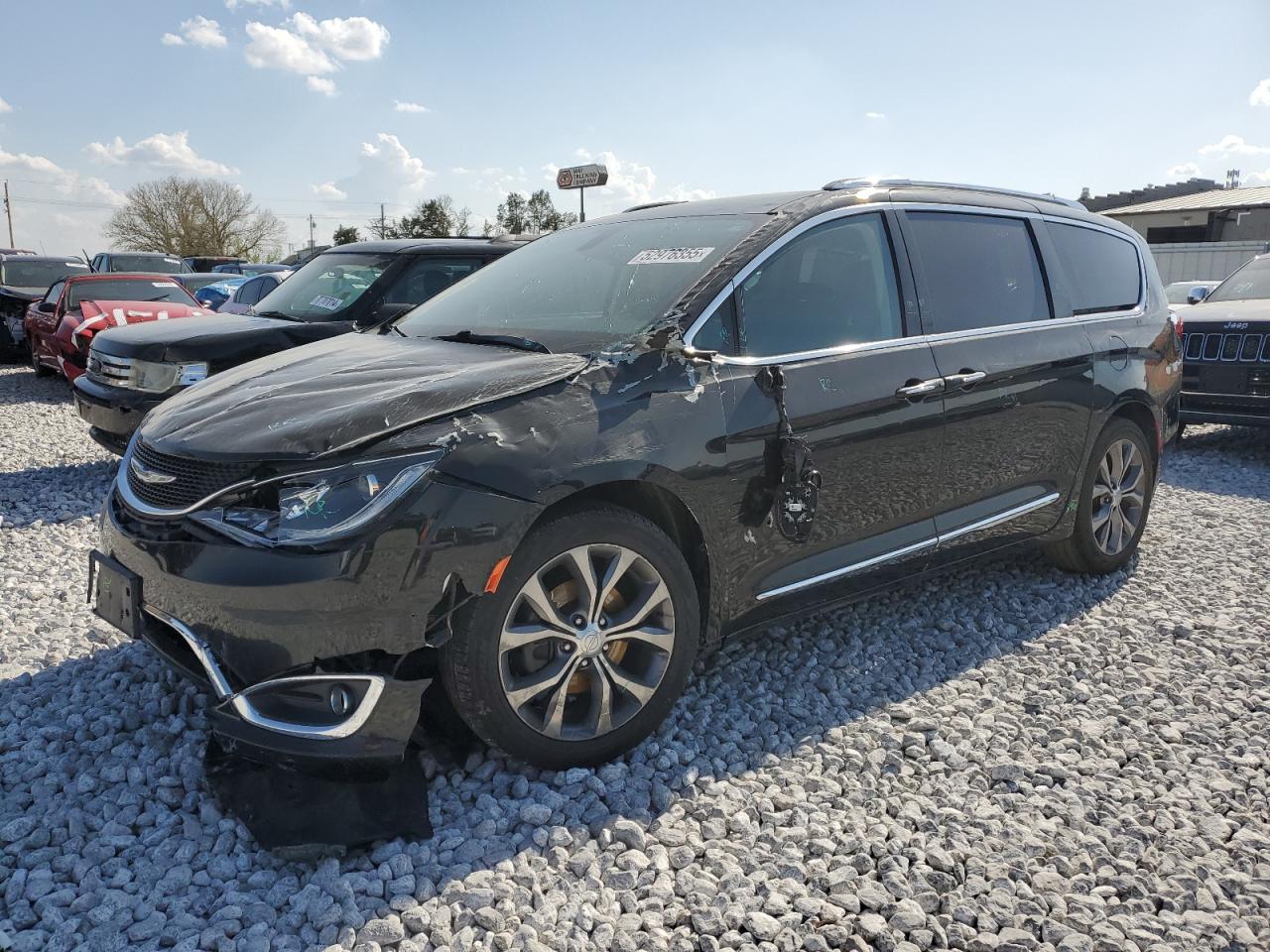 2018 Chrysler Pacifica Limited black null flexible 2C4RC1GG1JR186517 photo #1