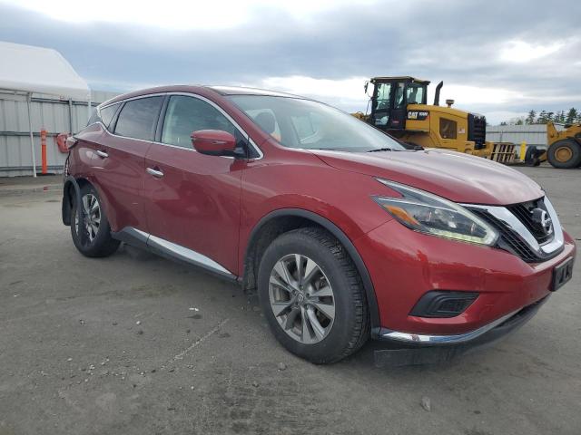  NISSAN MURANO 2018 Czerwony