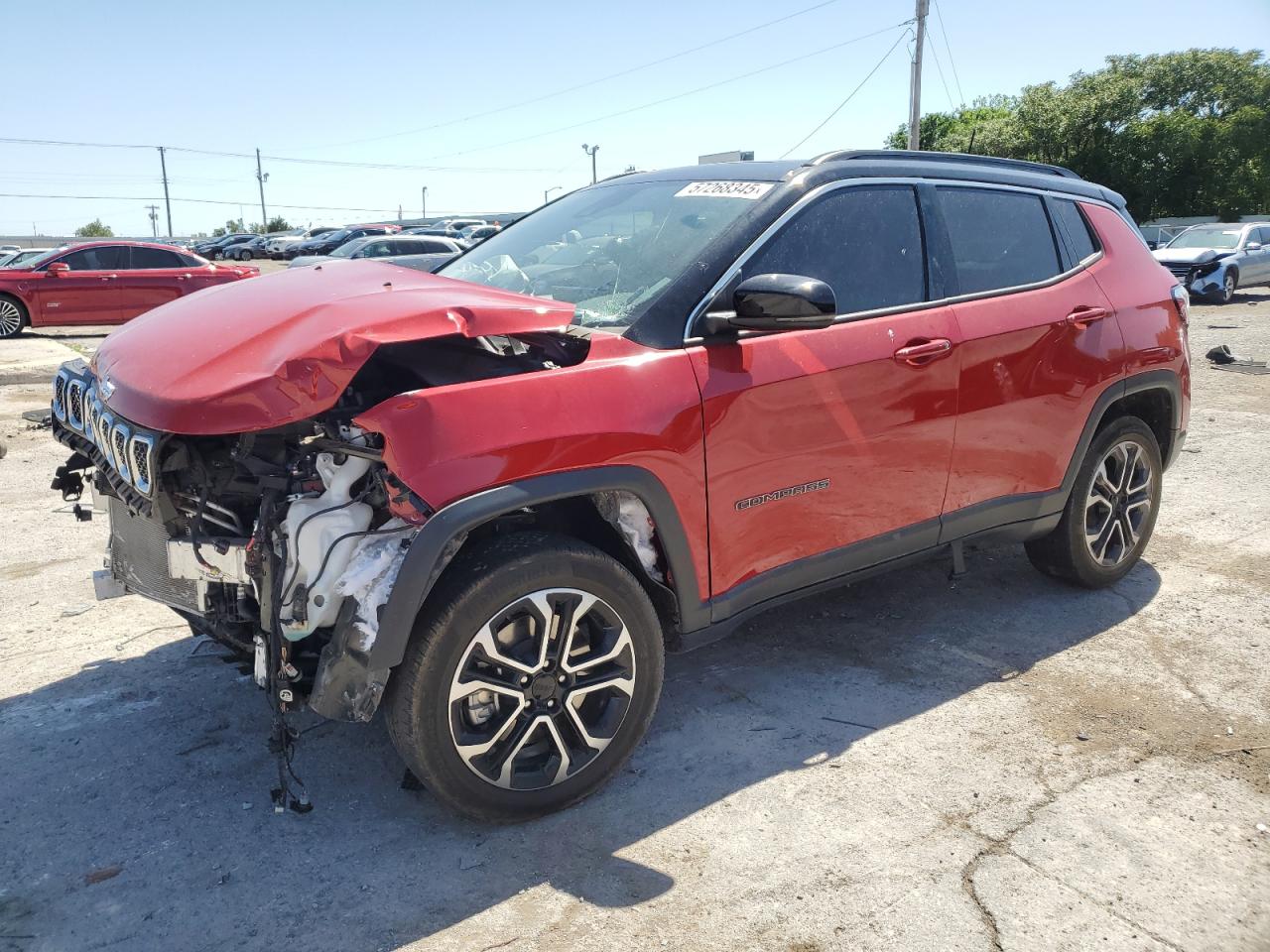 2023 Jeep Compass Limited на продаже в Oklahoma City, OK - Front End