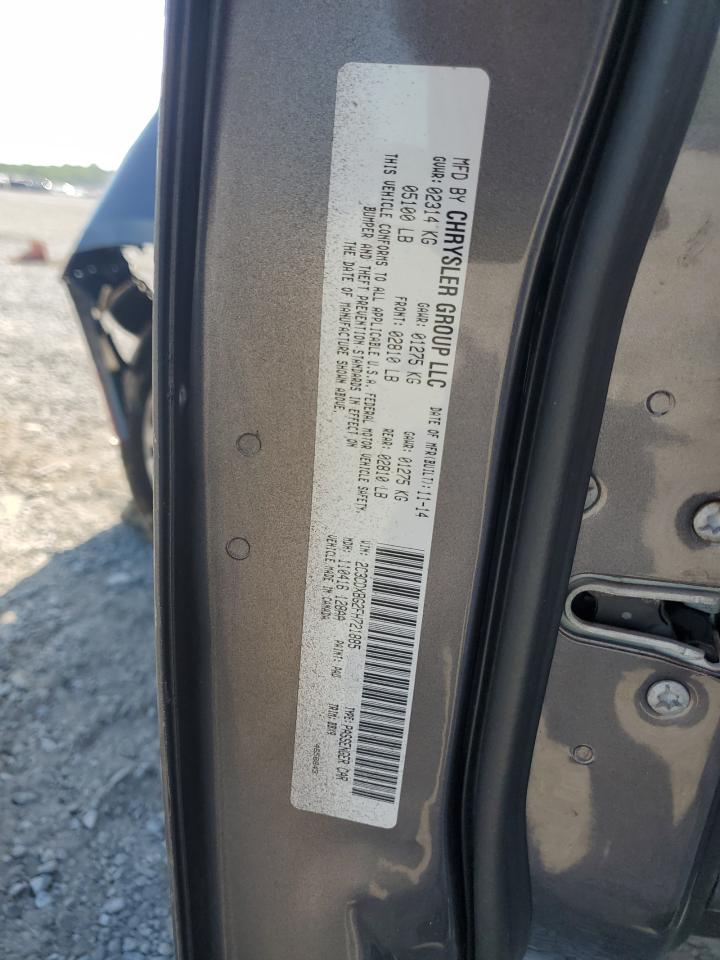 2015 Dodge Charger Se VIN: 2C3CDXBG2FH721885 Lot: 56204625