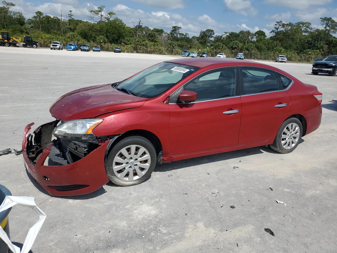 2013 Nissan Sentra S за продажба в Fort Pierce, FL - Front End