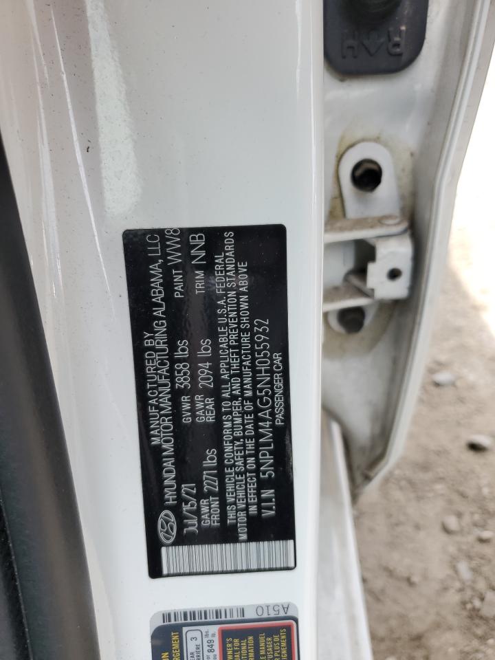 2022 Hyundai Elantra Sel VIN: 5NPLM4AG5NH055932 Lot: 56139925