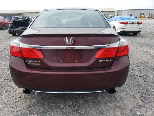 Седани HONDA ACCORD 2013 Бордовий