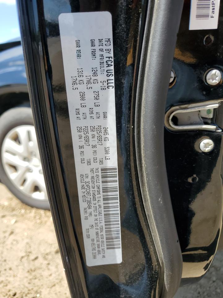 2018 Dodge Journey Se VIN: 3C4PDCAB7JT385484 Lot: 56976925