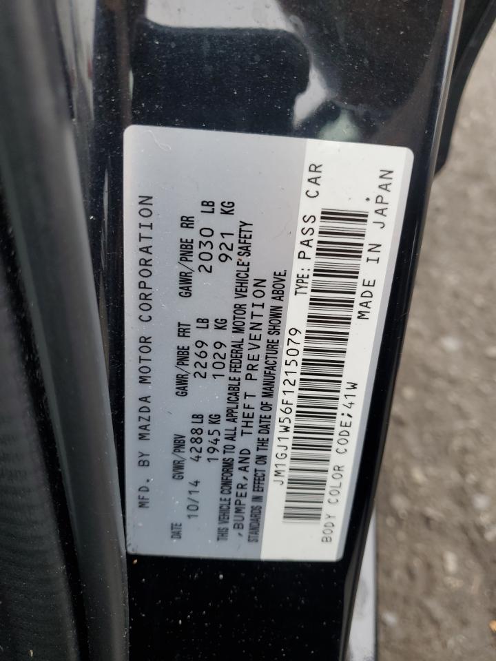 2015 Mazda 6 Grand Touring VIN: JM1GJ1W56F1215079 Lot: 57269335