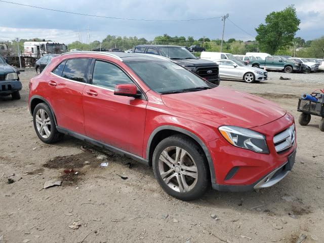 Parquets MERCEDES-BENZ GLA-CLASS 2016 Czerwony