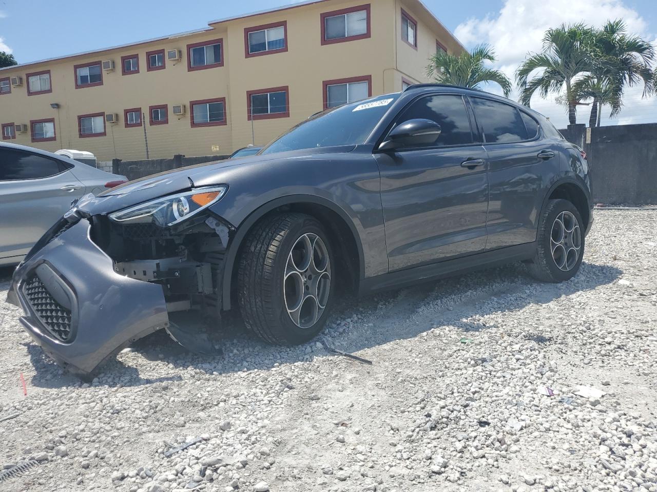 2021 Alfa Romeo Stelvio Sport en Venta en Opa Locka, FL - Front End