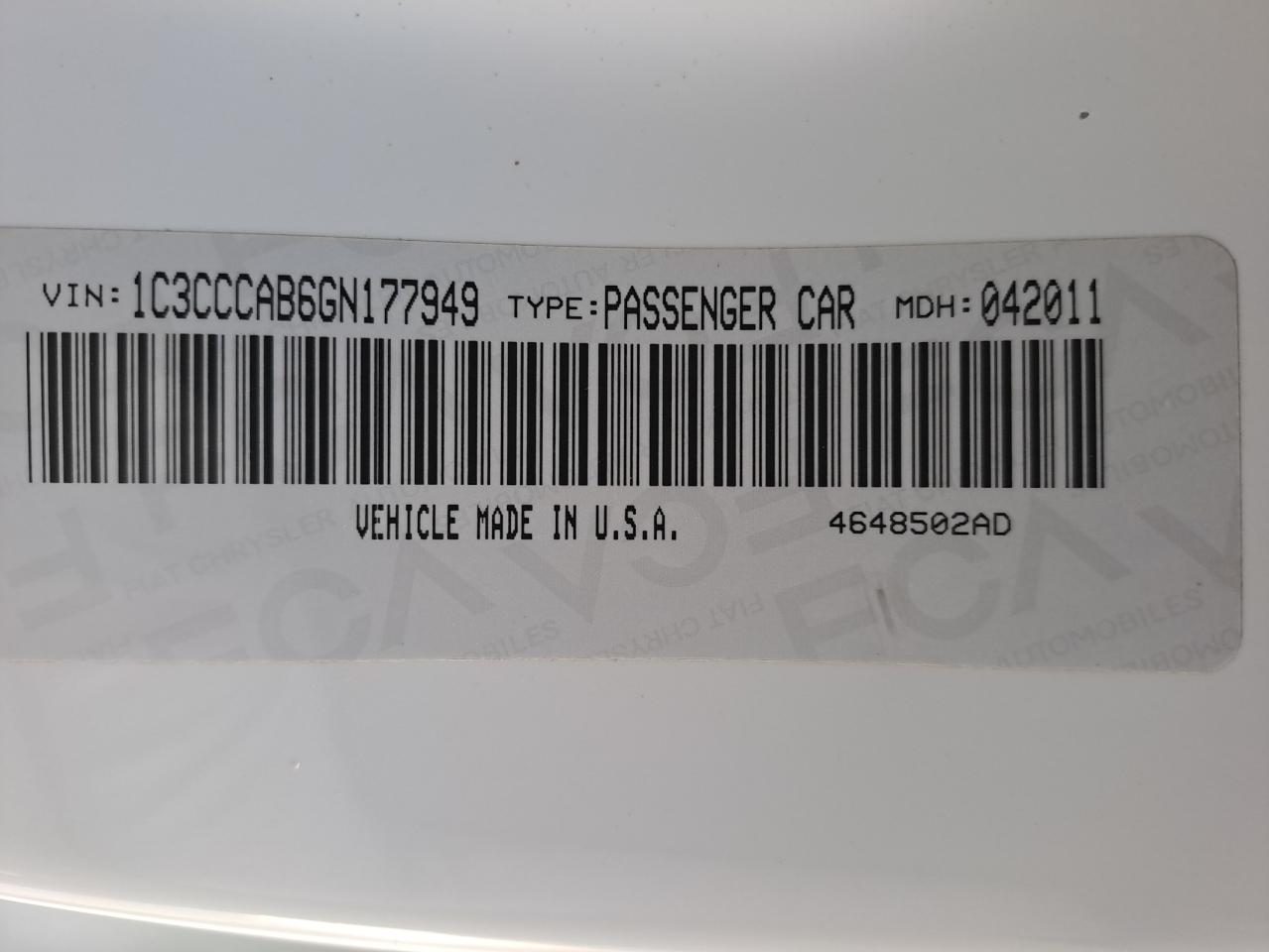 1C3CCCAB6GN177949 - 2016 Chrysler 200 - #undefined