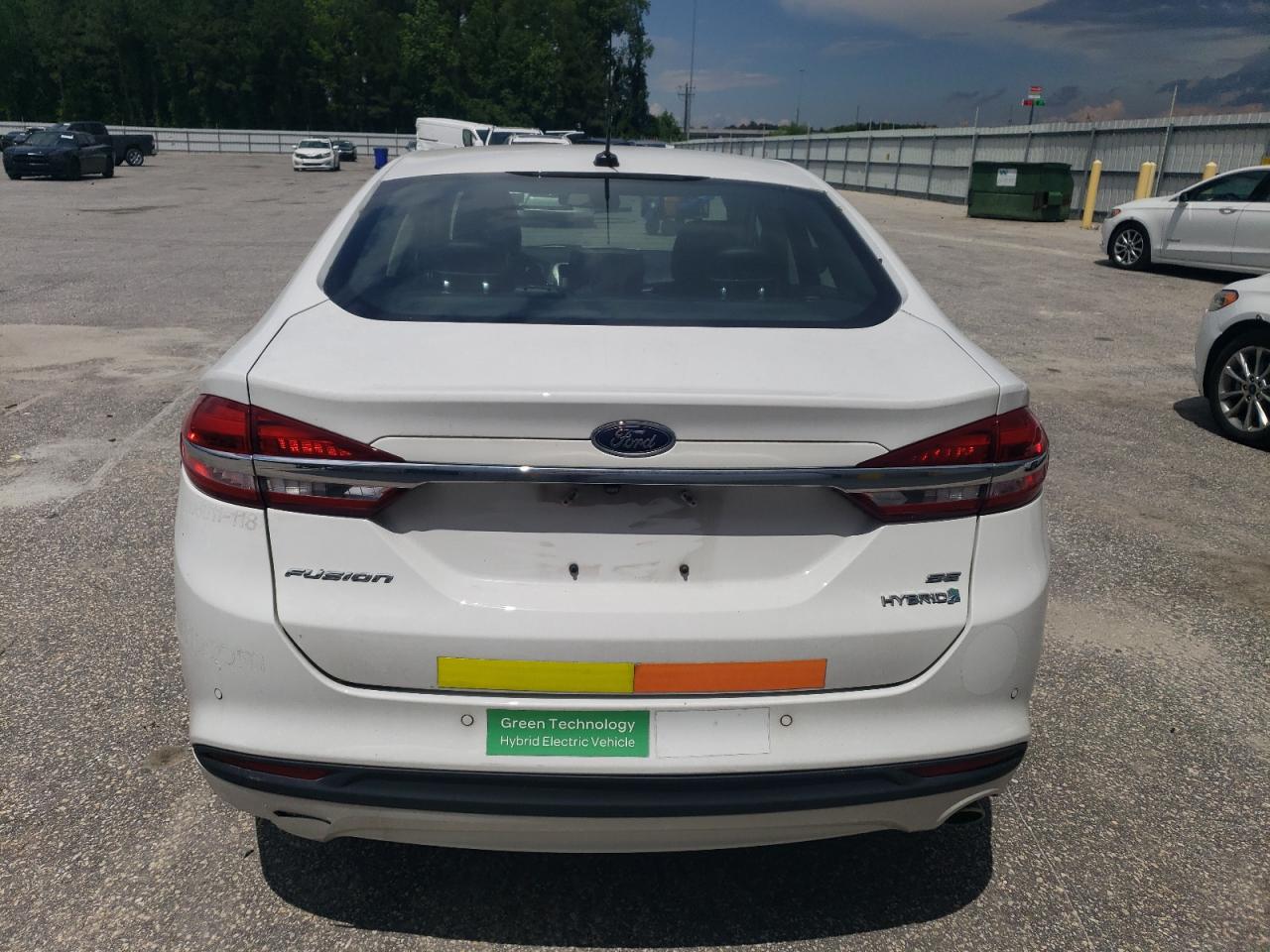 2018 Ford Fusion Se Hybrid VIN: 3FA6P0LU1JR287005 Lot: 54028985