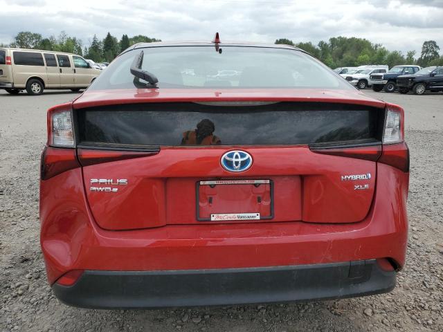  TOYOTA PRIUS 2019 Червоний