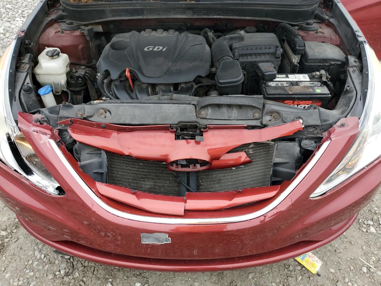 2013 Hyundai Sonata Gls VIN: 5NPEB4AC6DH599544 Lot: 56860075