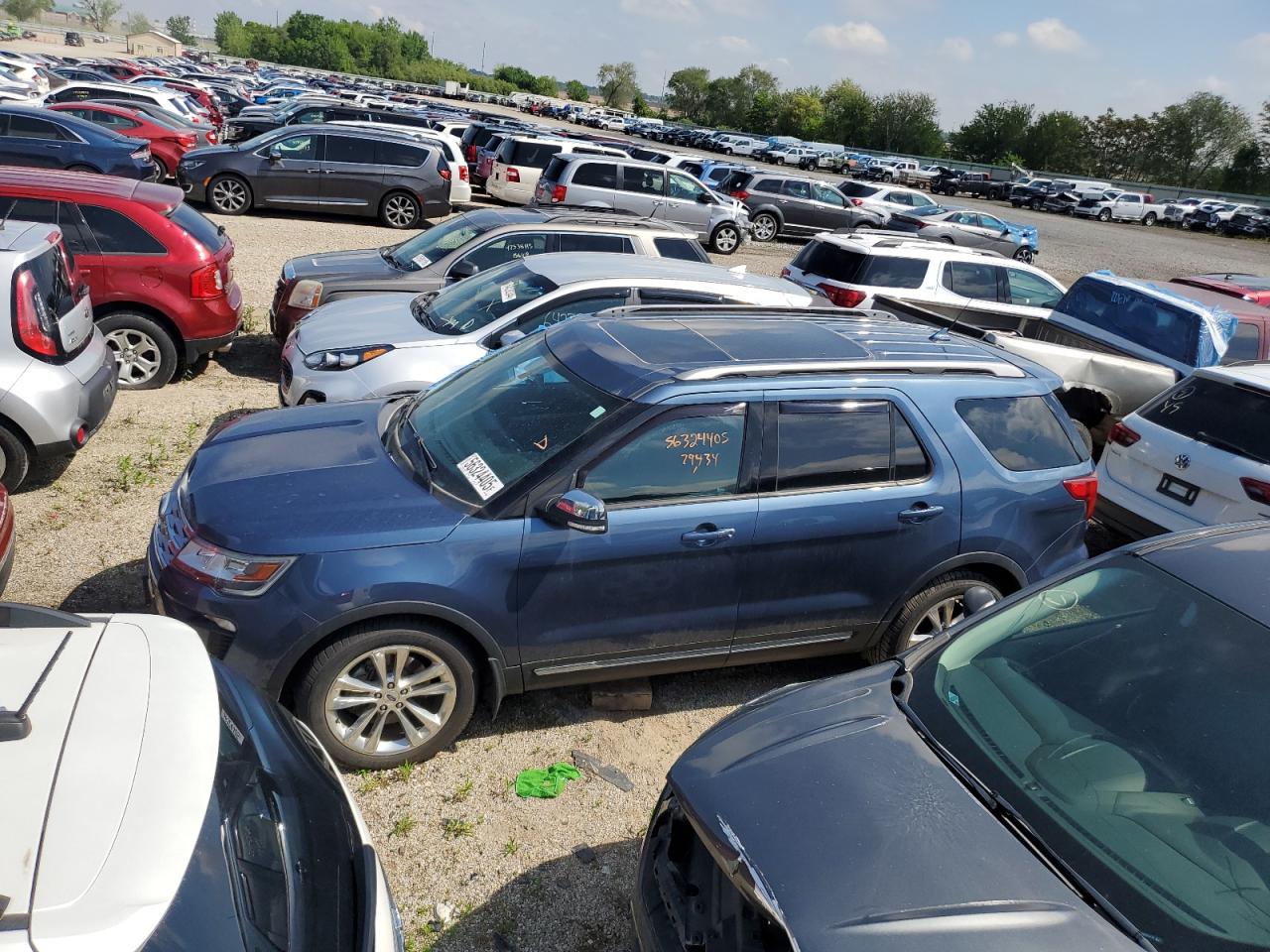 2019 Ford Explorer Xlt na sprzedaż w Pekin, IL - Side