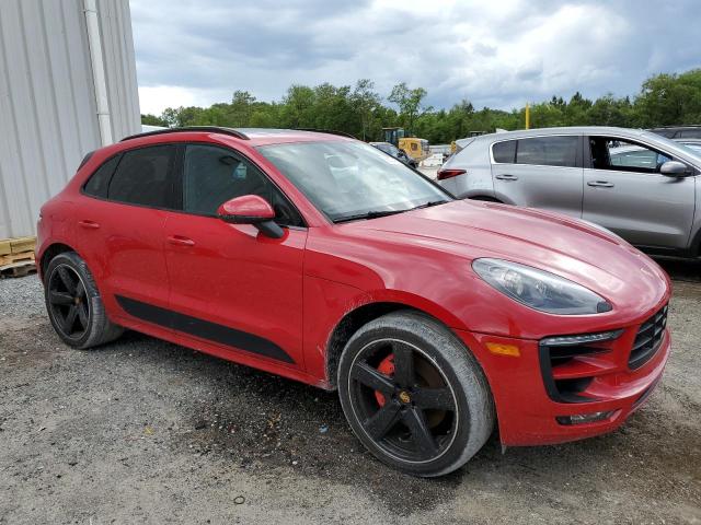  PORSCHE MACAN 2018 Czerwony