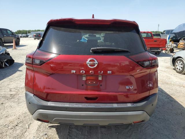  NISSAN ROGUE 2021 Czerwony