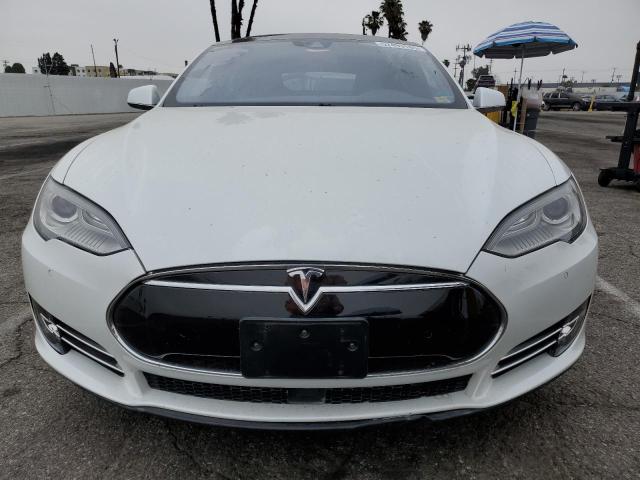 Hatchbacks TESLA MODEL S 2016 Biały