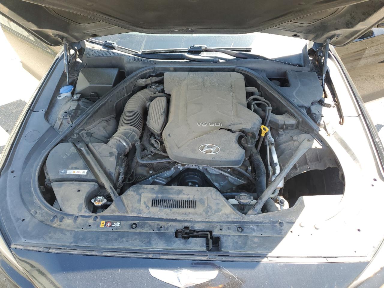 2015 Hyundai Genesis 3.8L VIN: KMHGN4JE5FU019397 Lot: 56640805
