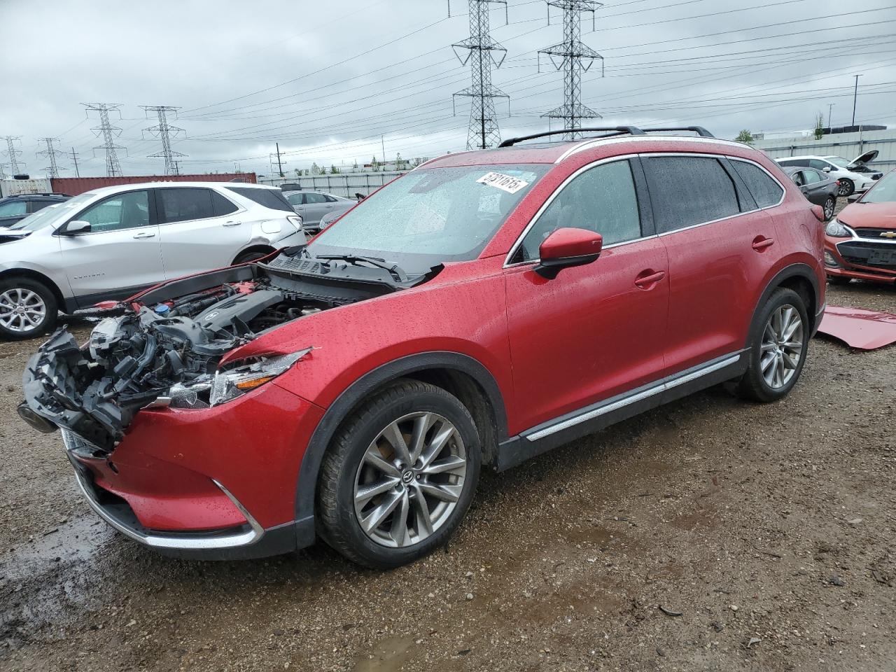2018 Mazda Cx-9 Grand Touring na sprzedaż w Elgin, IL - Front End