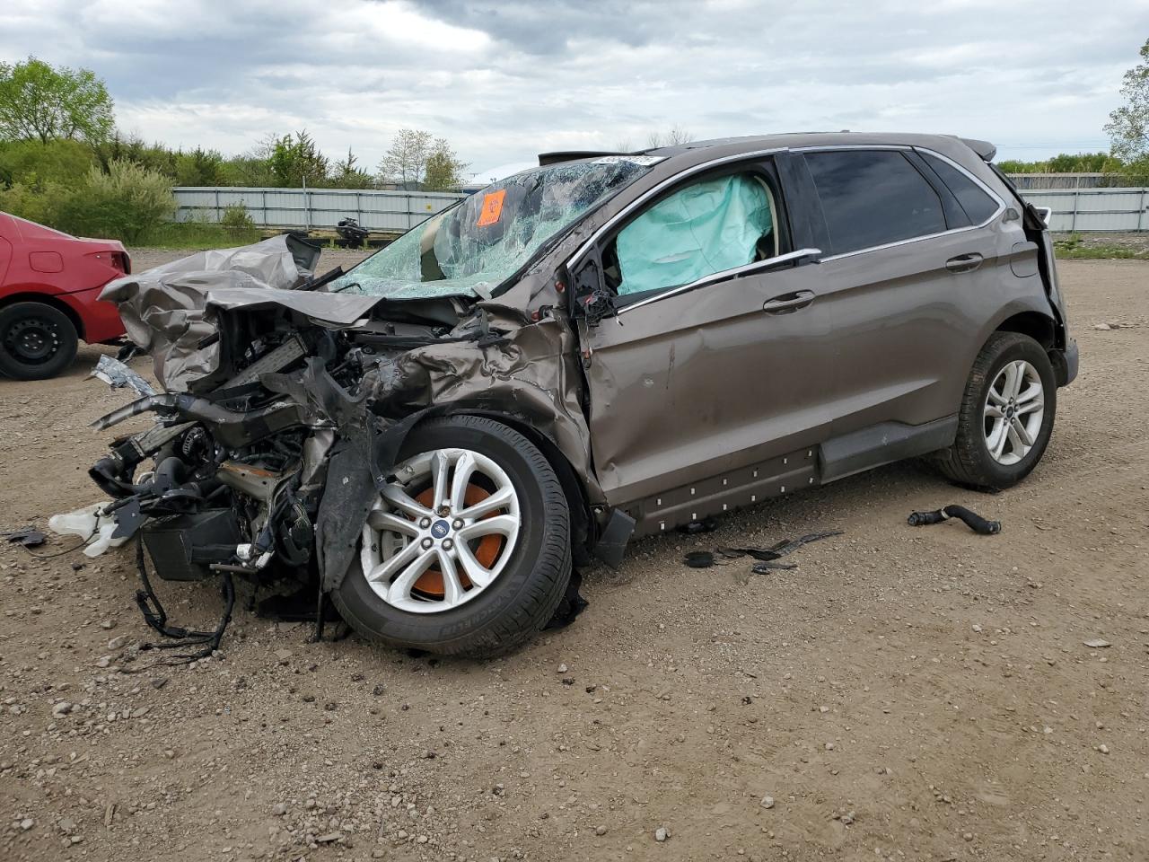 2019 Ford Edge Sel de vânzare în Columbia Station, OH - Rollover