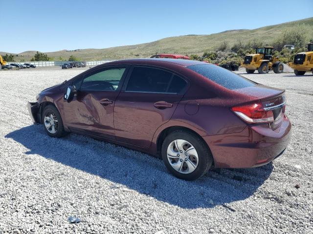 Sedans HONDA CIVIC 2015 Burgundy