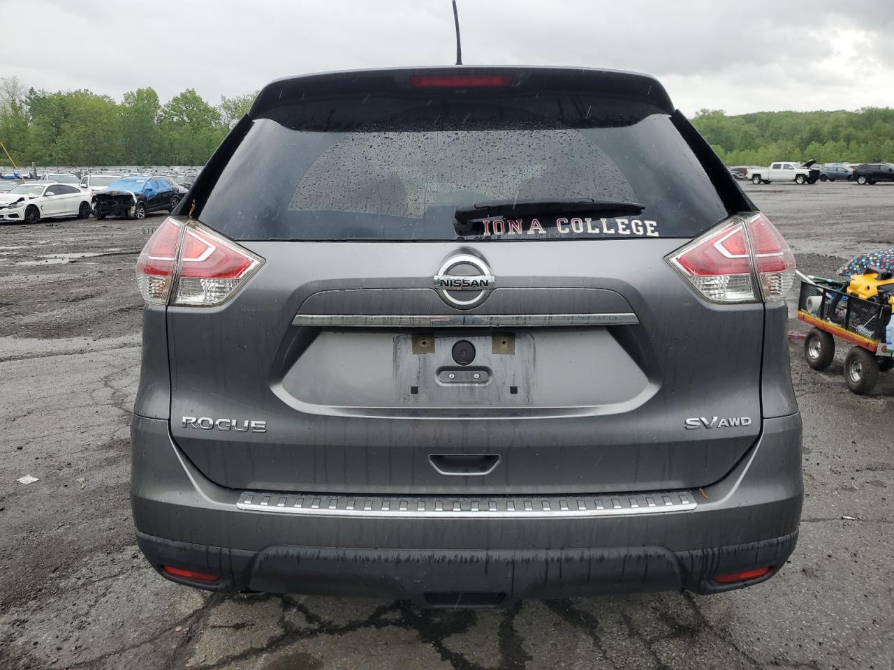 2016 Nissan Rogue S VIN: KNMAT2MVXGP594367 Lot: 57076665