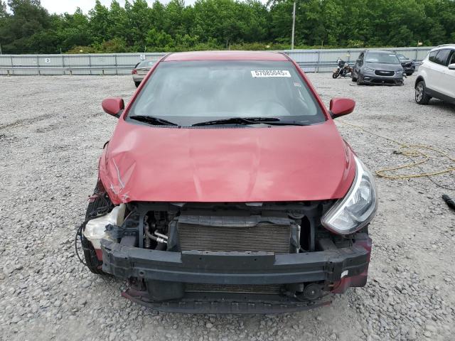 Hatchbacks HYUNDAI ACCENT 2017 Red