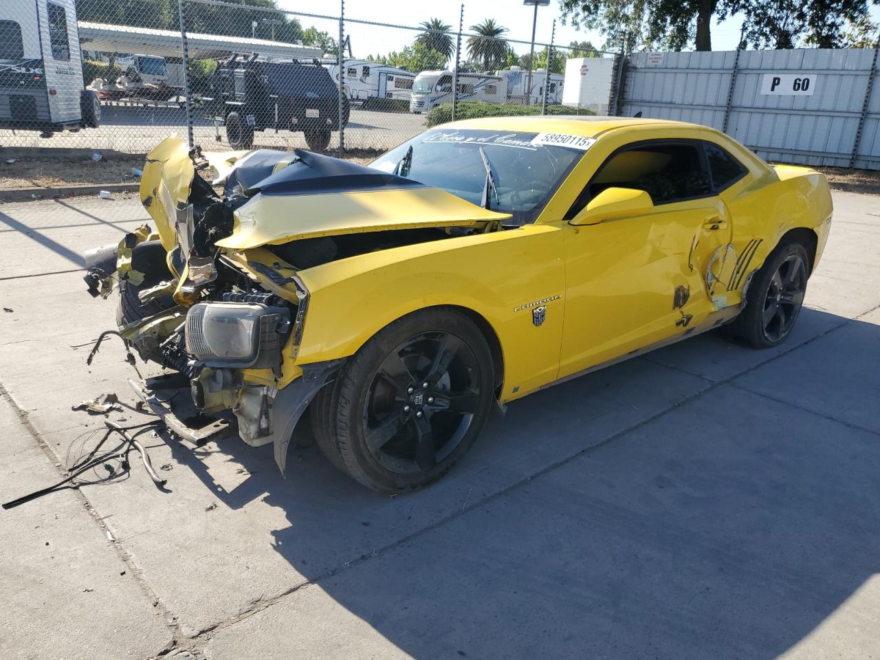 2010 Chevrolet Camaro Lt na sprzedaż w Sacramento, CA - Front End