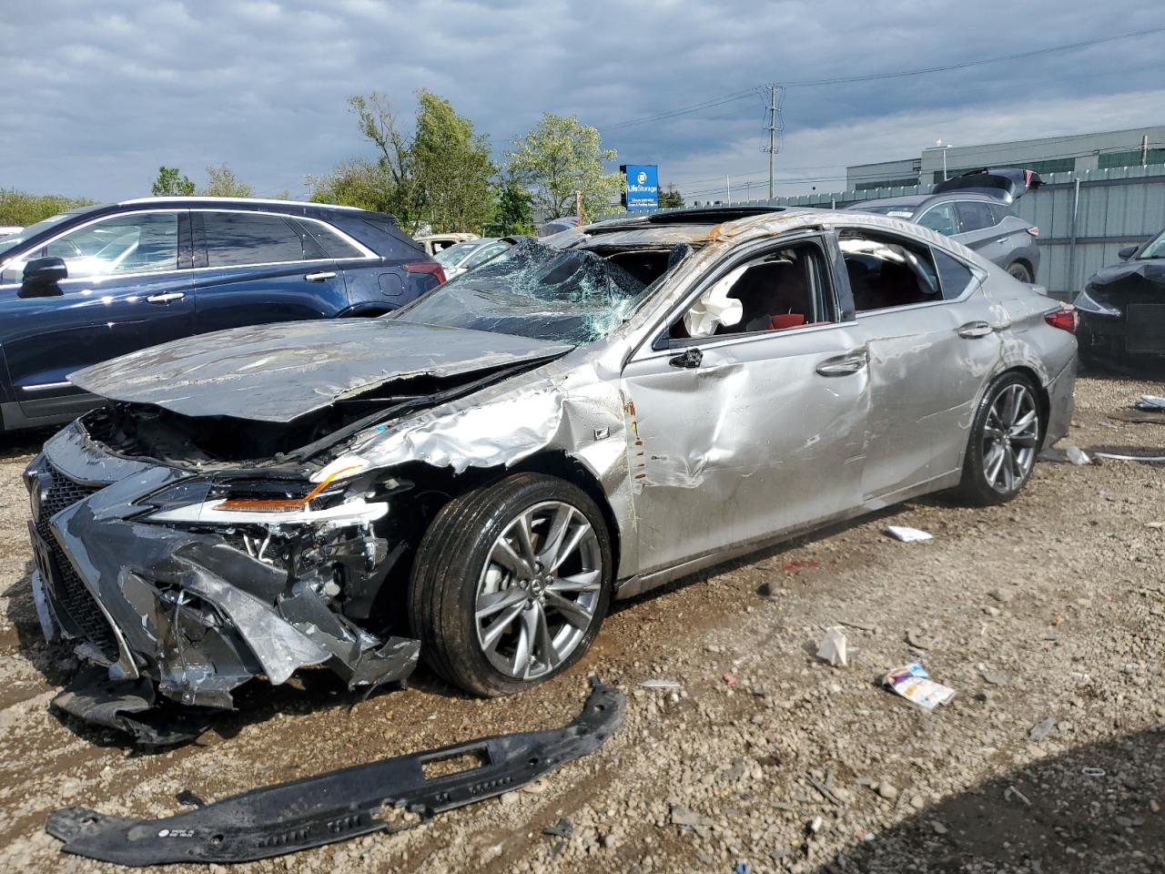 2021 Lexus Es 350 Base for Sale in Chicago Heights, IL - Rollover