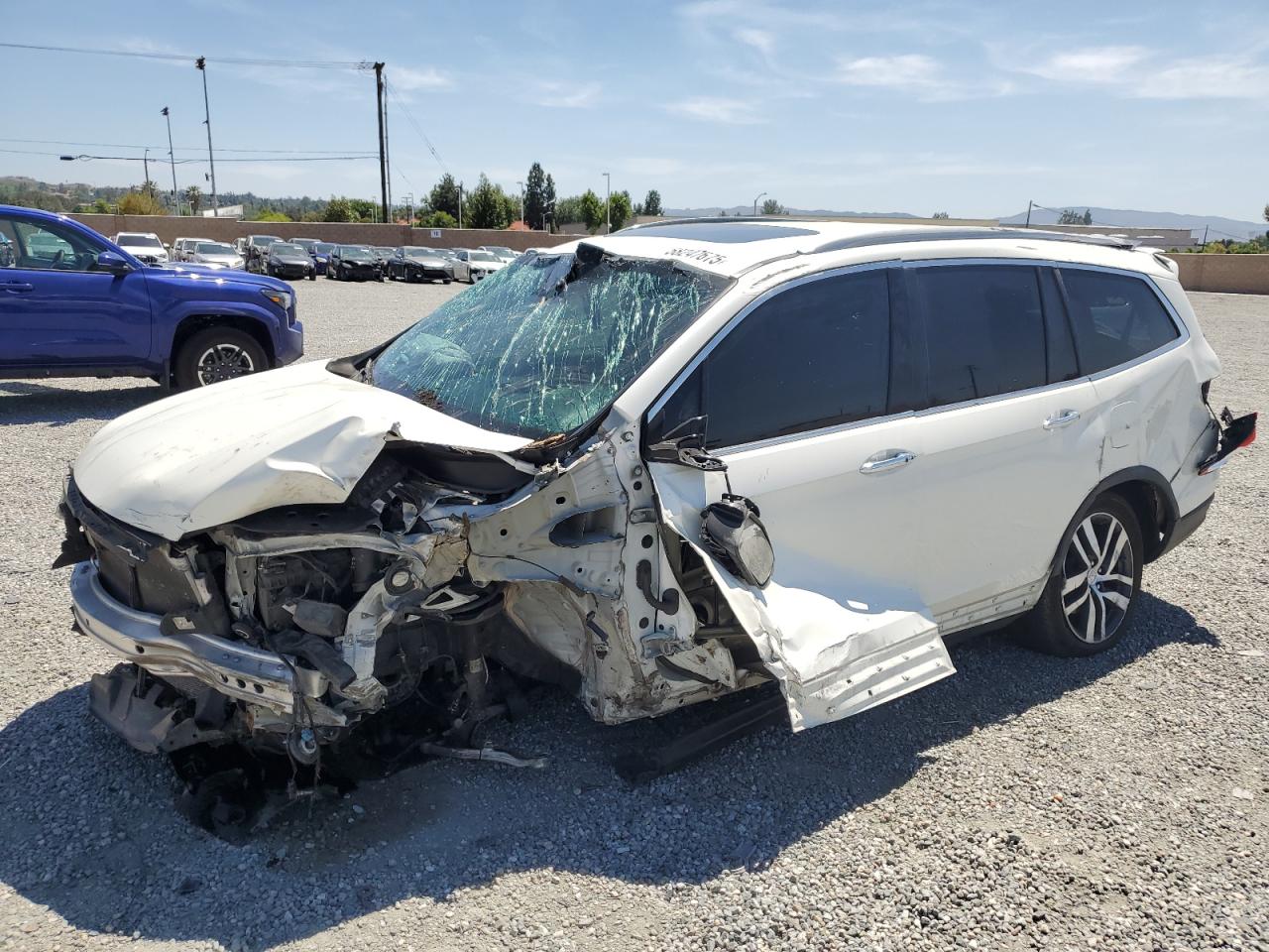 2017 Honda Pilot Touring de vânzare în Mentone, CA - Undercarriage