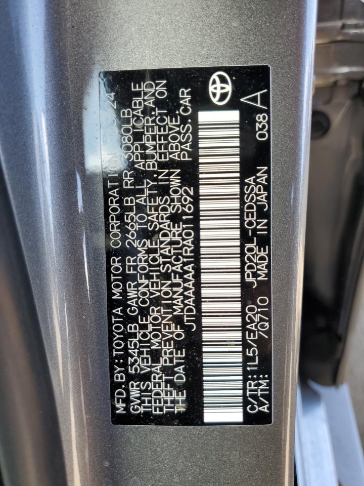 2024 Toyota Mirai Xle VIN: JTDAAAAA1RA011692 Lot: 56951945