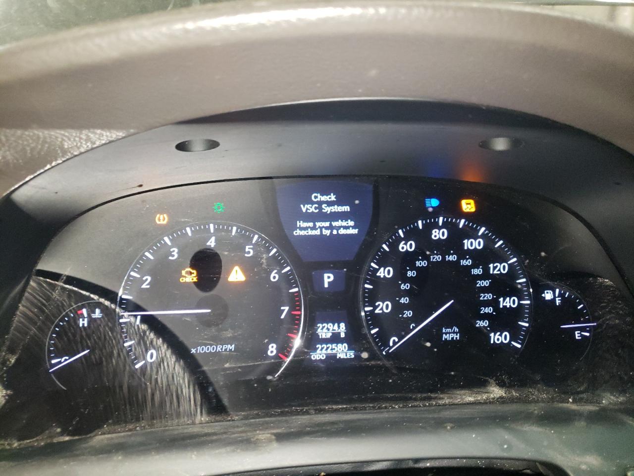 2007 Lexus Ls 460 VIN: JTHBL46F075009165 Lot: 56153045