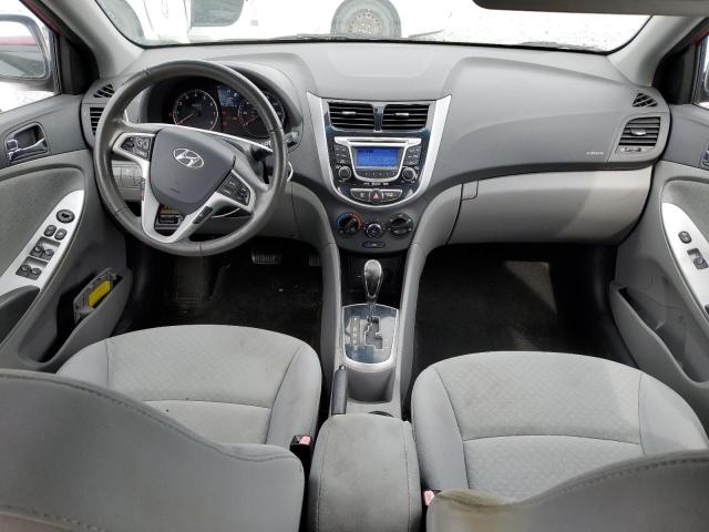  HYUNDAI ACCENT 2013 Czerwony