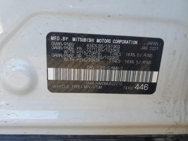 2021 MITSUBISHI RVR SE  