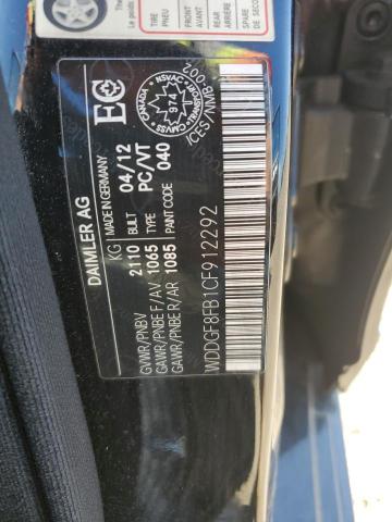 2012 MERCEDES-BENZ C 250 4MATIC