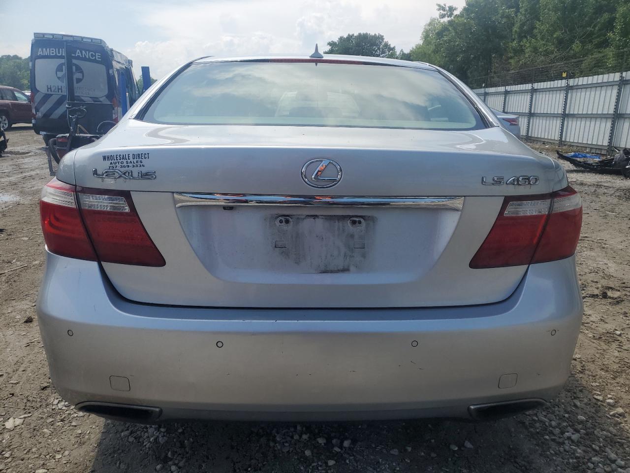 2007 Lexus Ls 460 VIN: JTHBL46F675015780 Lot: 57229485