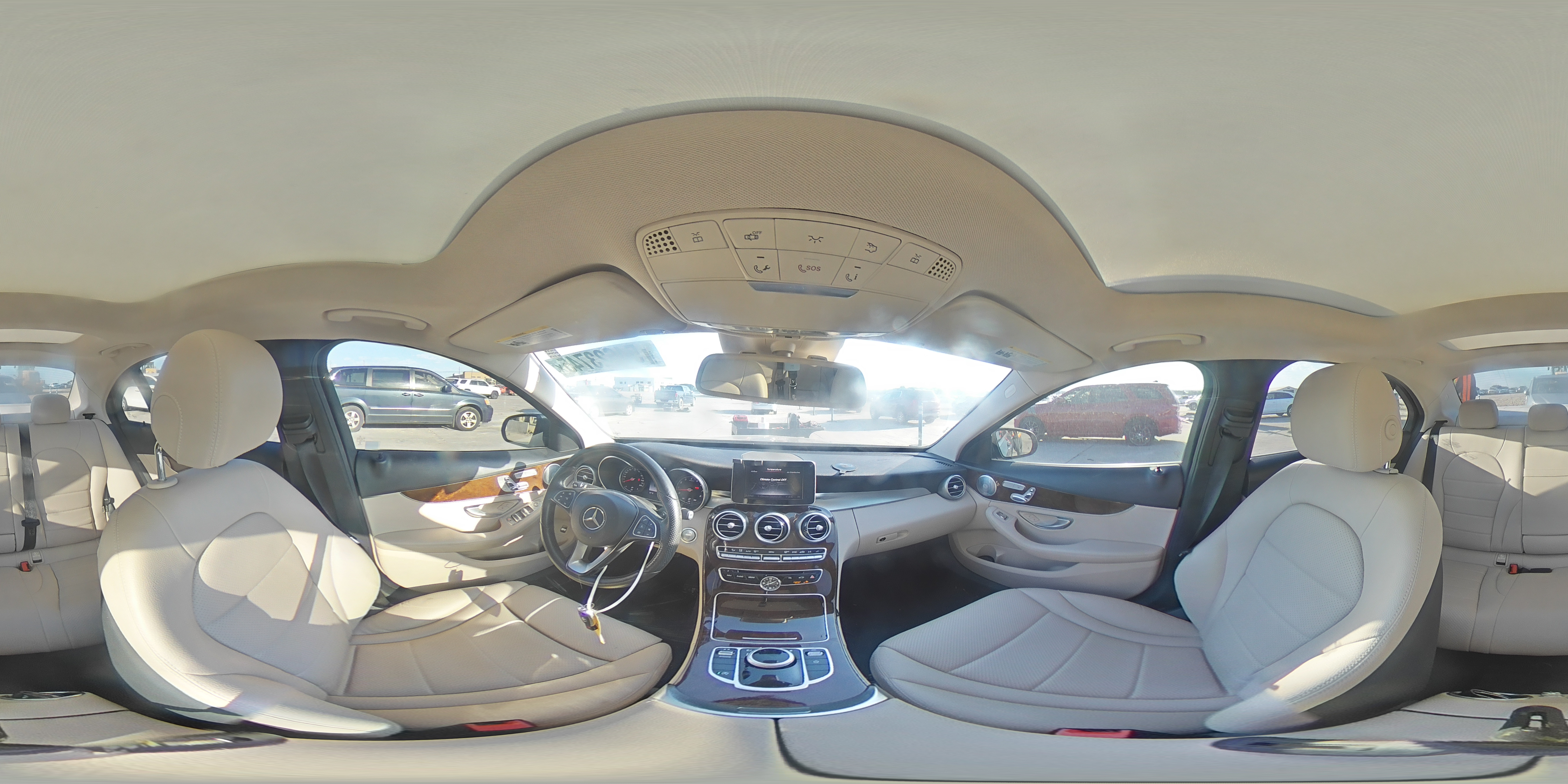 2017 Mercedes-Benz C 300 4Matic VIN: WDDWF4KB6HR221291 Lot: 54623745