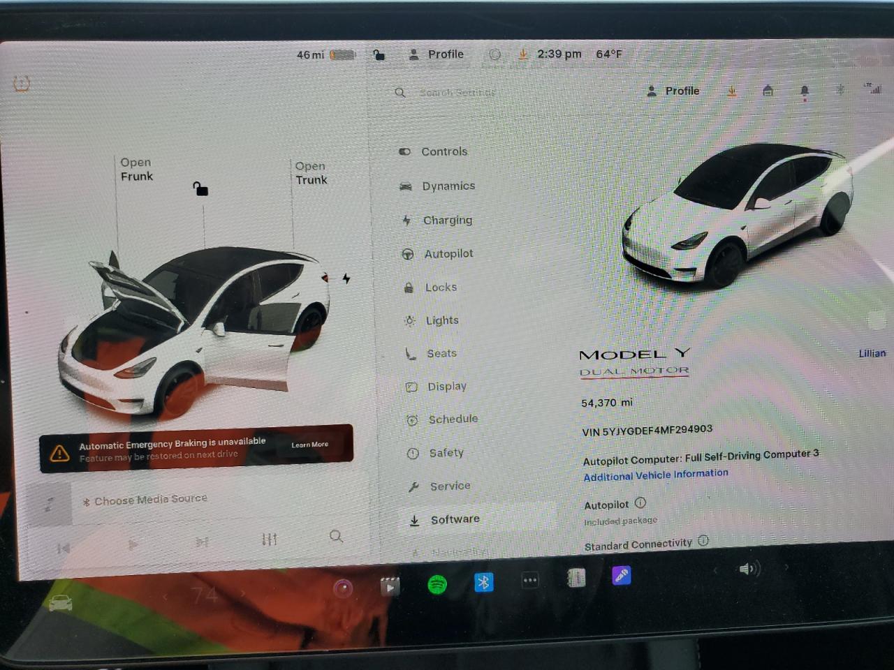 2021 Tesla Model Y VIN: 5YJYGDEF4MF294903 Lot: 55730885