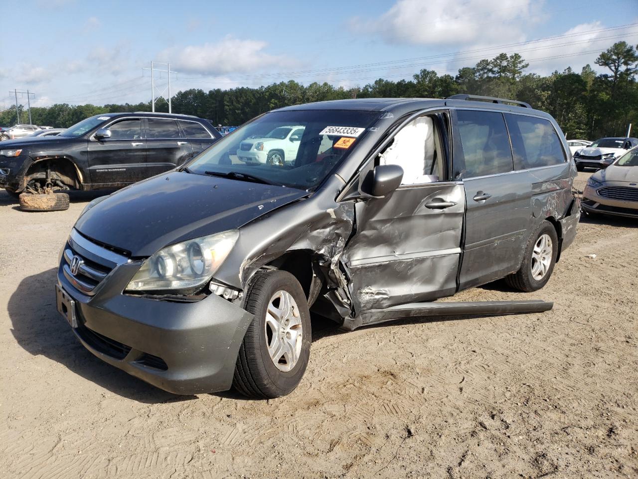2007 Honda Odyssey Exl იყიდება Greenwell Springs-ში, LA - Side